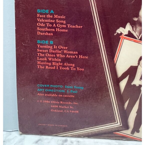 Meg Christian Scrapbook Vinyl LP Folk 1986 Olivia Records VG+ - Picture 7 of 7